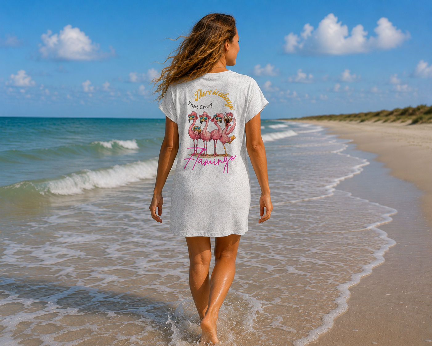 Woman - Dress That One Flamingo - Crazy one